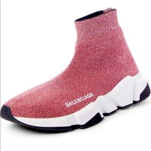 🎀🎀BALENCIAGA Mid speed mettalic sock